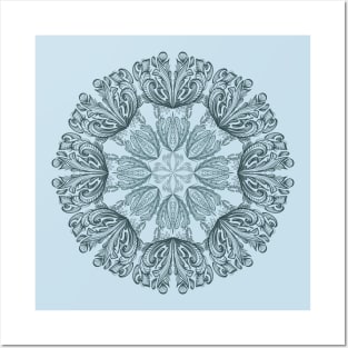 Foliage Mandala Posters and Art